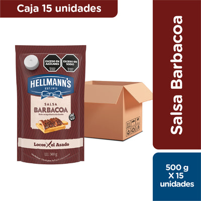 Caja Hellmann's Salsa Barbacoa 500g