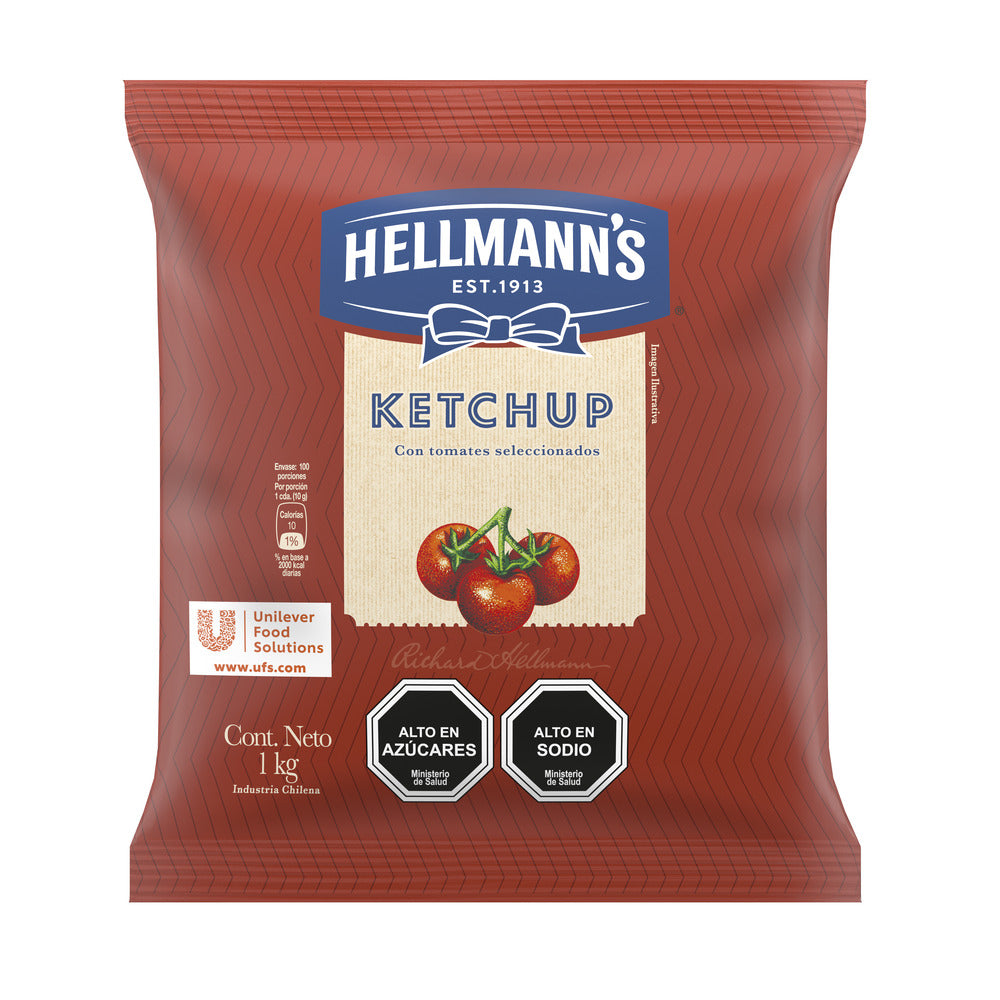 Caja Hellmann's Ketchup 1 kg