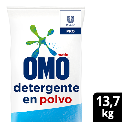 Detergente en Polvo Omo Matic Profesional 13.7KG