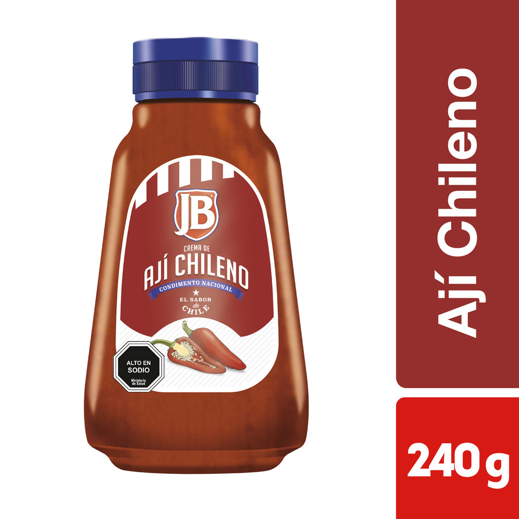 JB Condimento Salsa Ají Chileno 240 gr