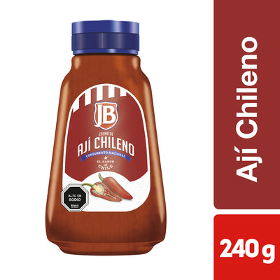JB Condimento Salsa Ají Chileno 240g
