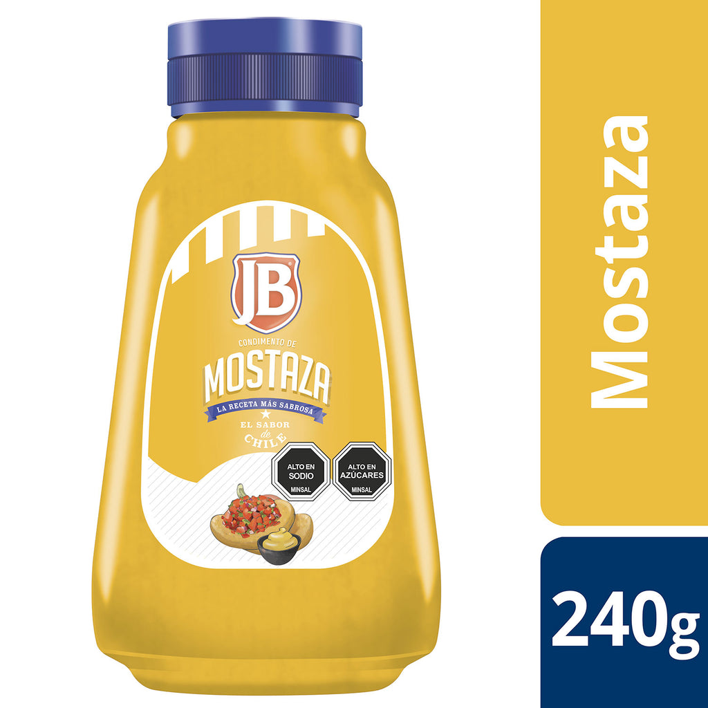 JB Mostaza Botella 240g (vencimiento 6/7/24)