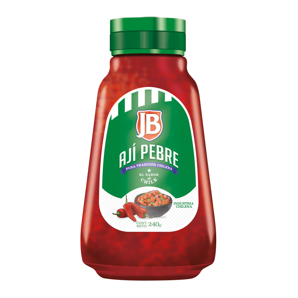 JB Condimento Ají Pebre Botella 240 gr
