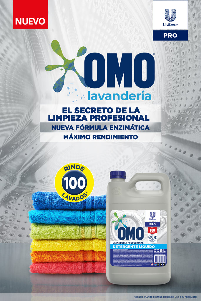 Omo Detergente Líquido Profesional 5 L