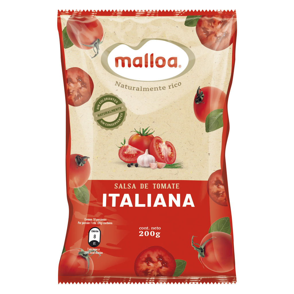 Malloa Salsa de Tomate Italiana 200 gr