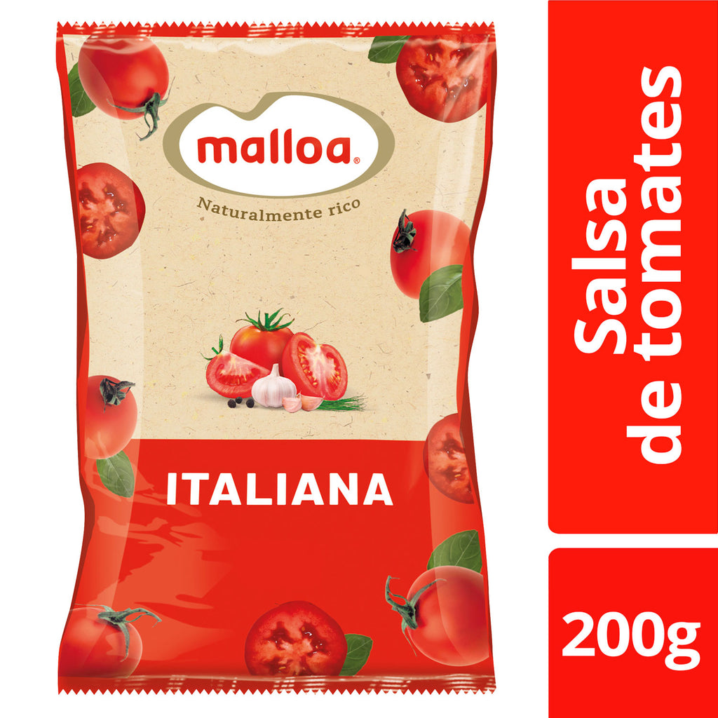 Malloa Salsa de Tomate Italiana 200 gr