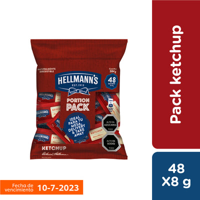 Hellmann's Ketchup Sachet 48x8gr