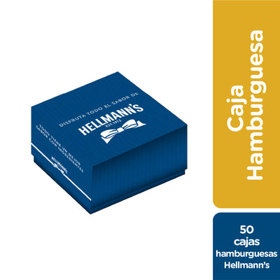 50 Cajas de Hamburguesa Hellmann´s