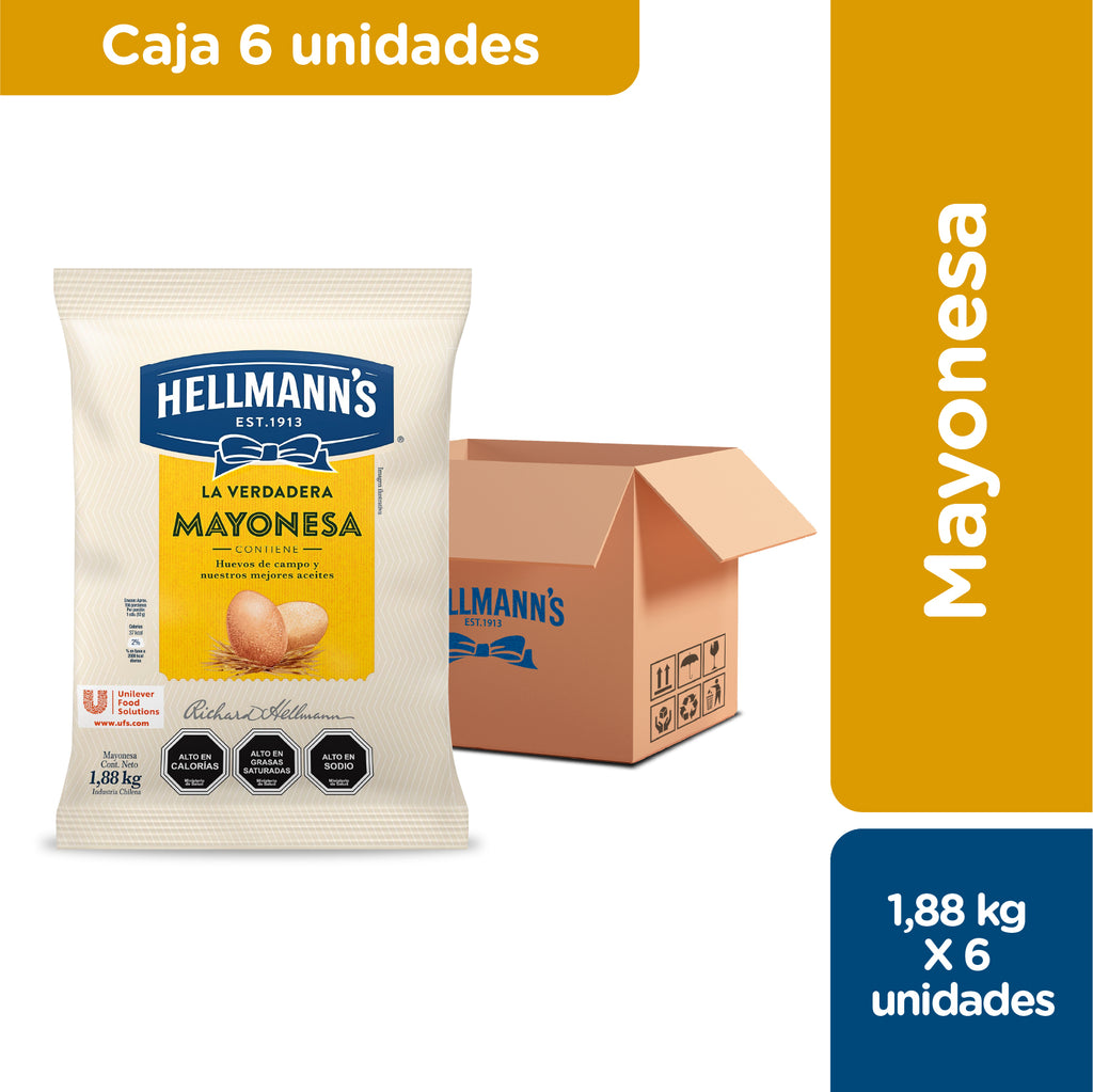 Caja Hellmann's Mayonesa 1,88 kg