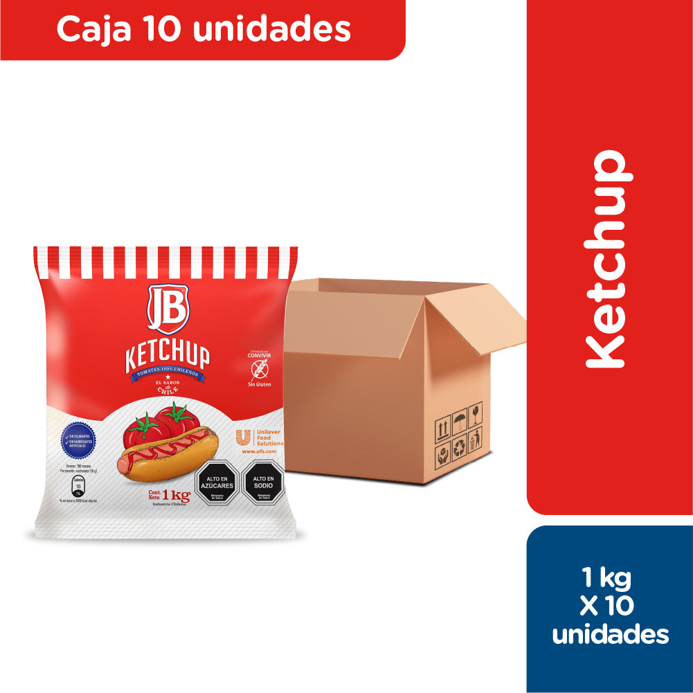 Caja JB Ketchup 1 kg