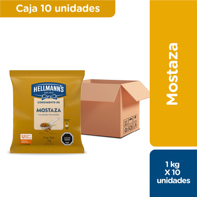 Caja Hellmann's Mostaza 1 kg