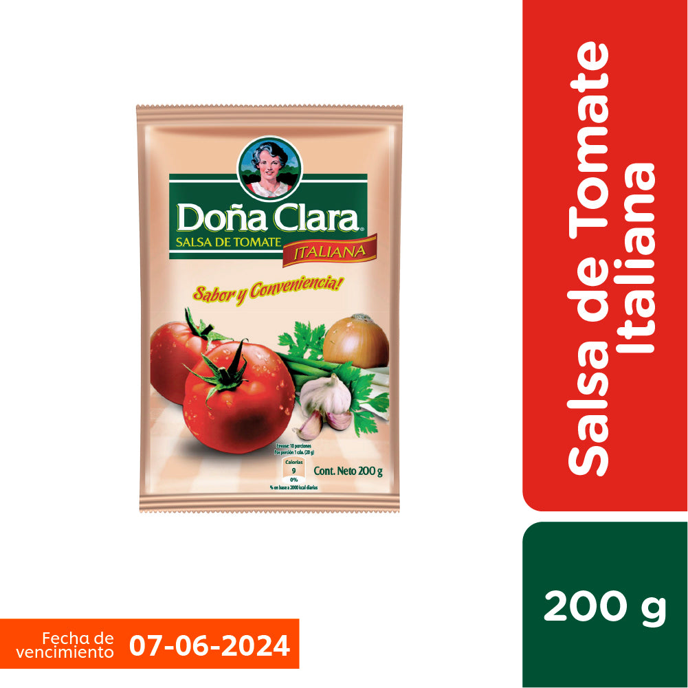 Doña Clara Salsa de Tomate Italiana 200 gr