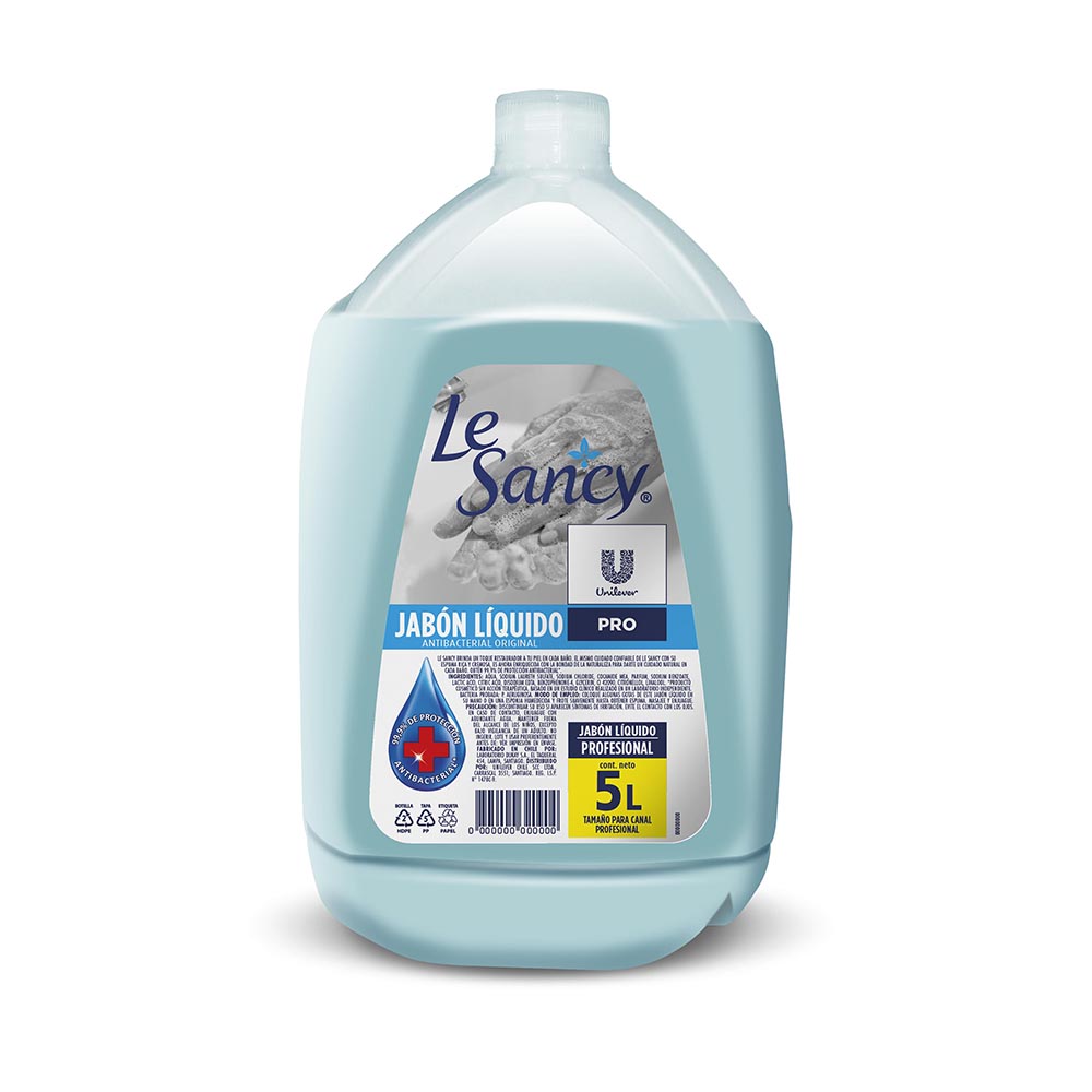 Jabón Líquido Le Sancy Hygienic Profesional 5L